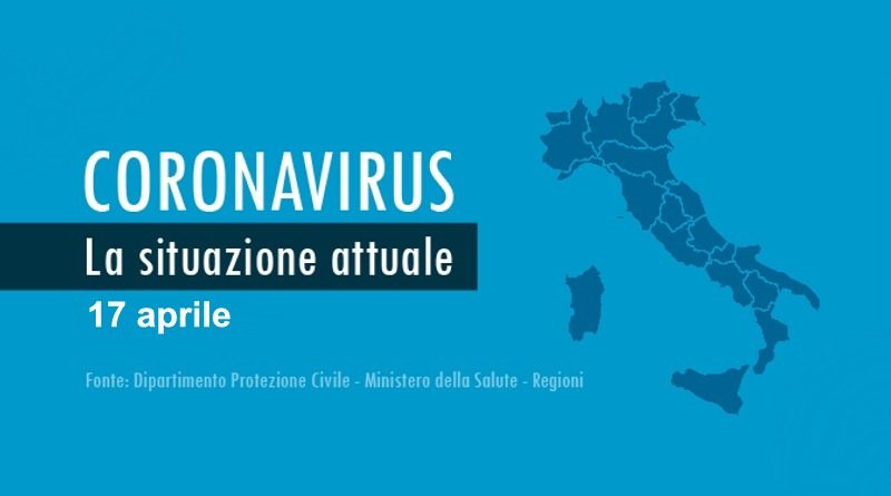 Coronavirus dati Italia e Sardegna 17 aprile 2020